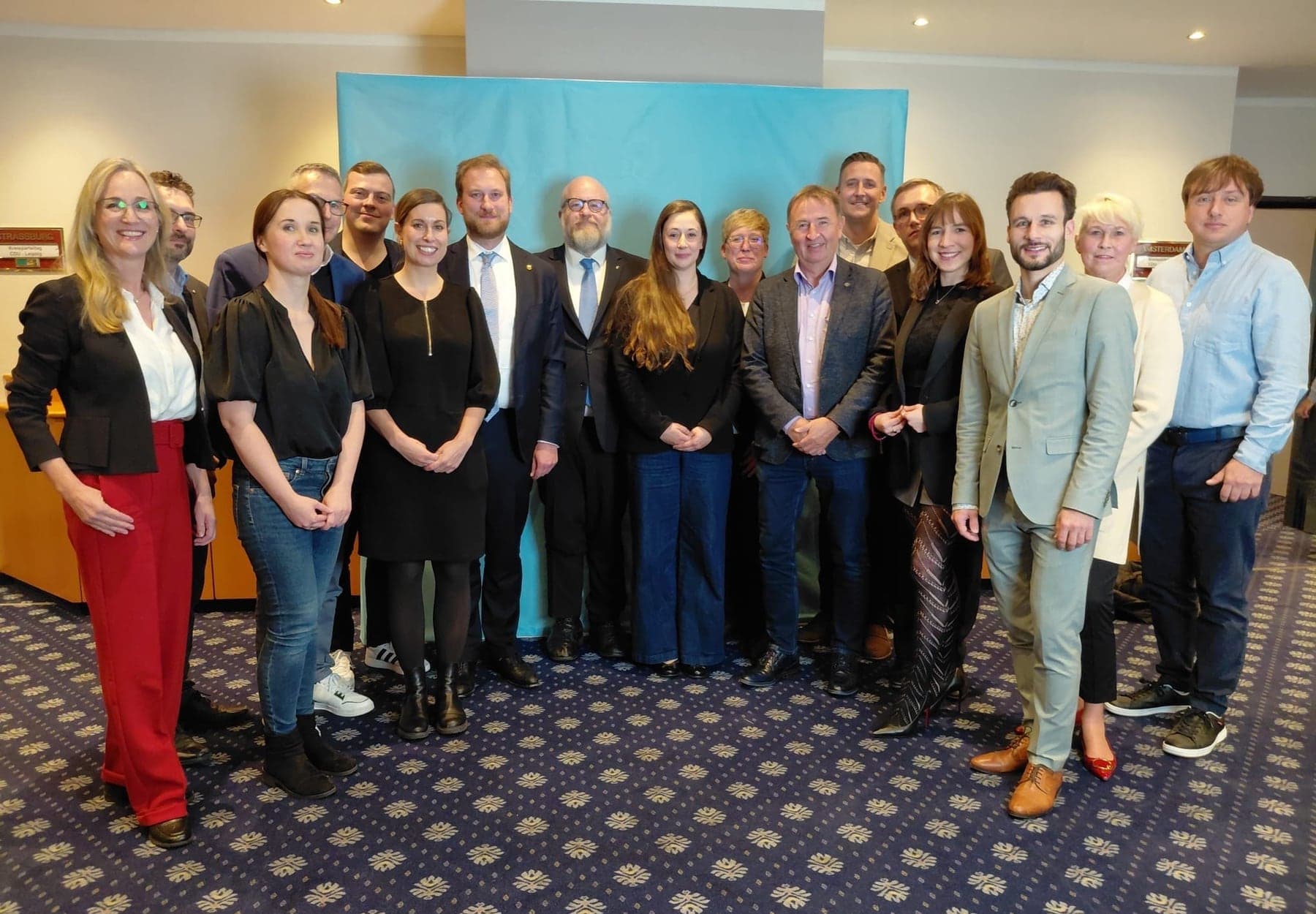 Gruppenfoto des Kreisvorstands der CDU Leipzig
