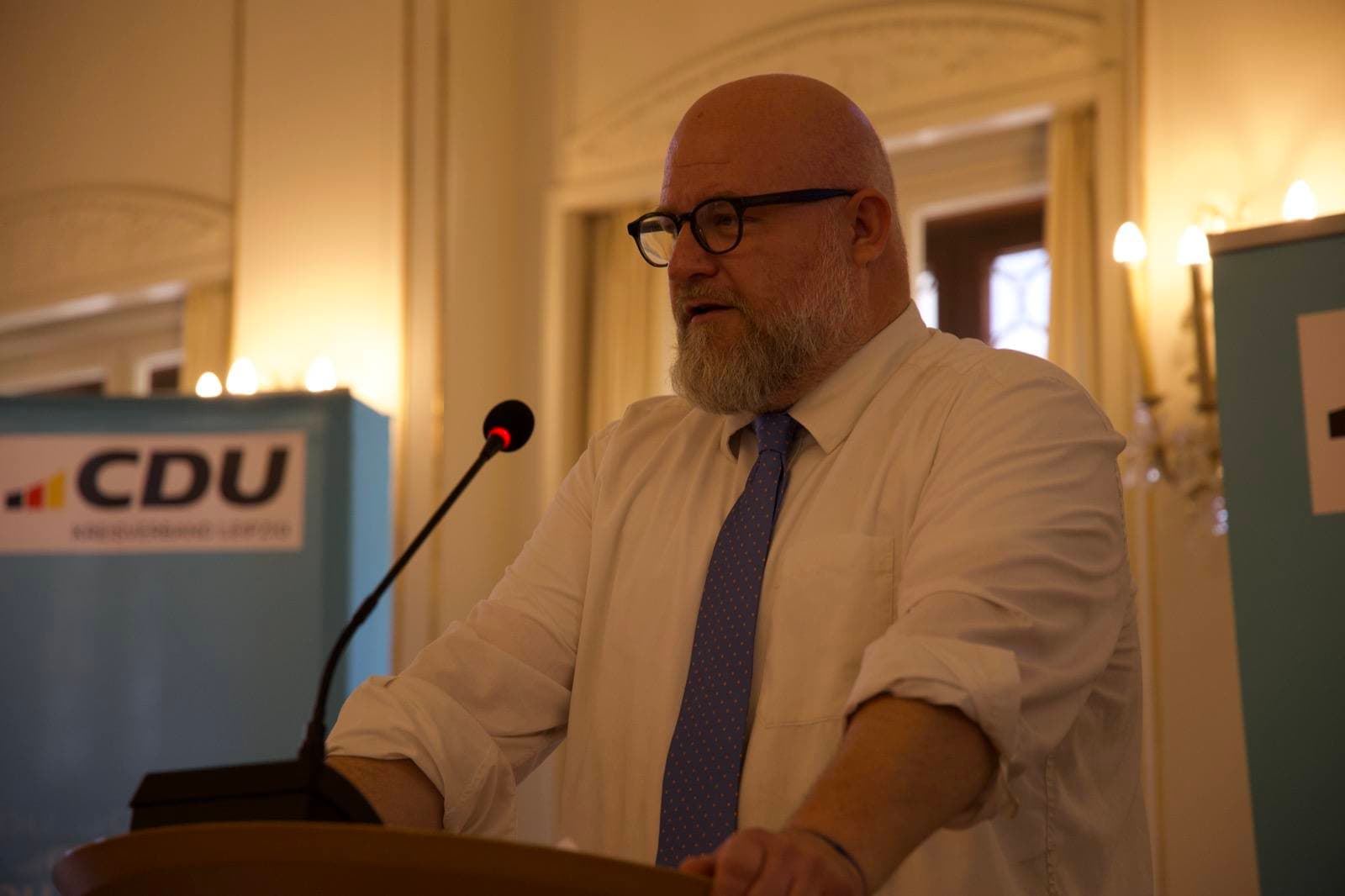 Foto von der Mitgliederversammlung der CDU Leipzig