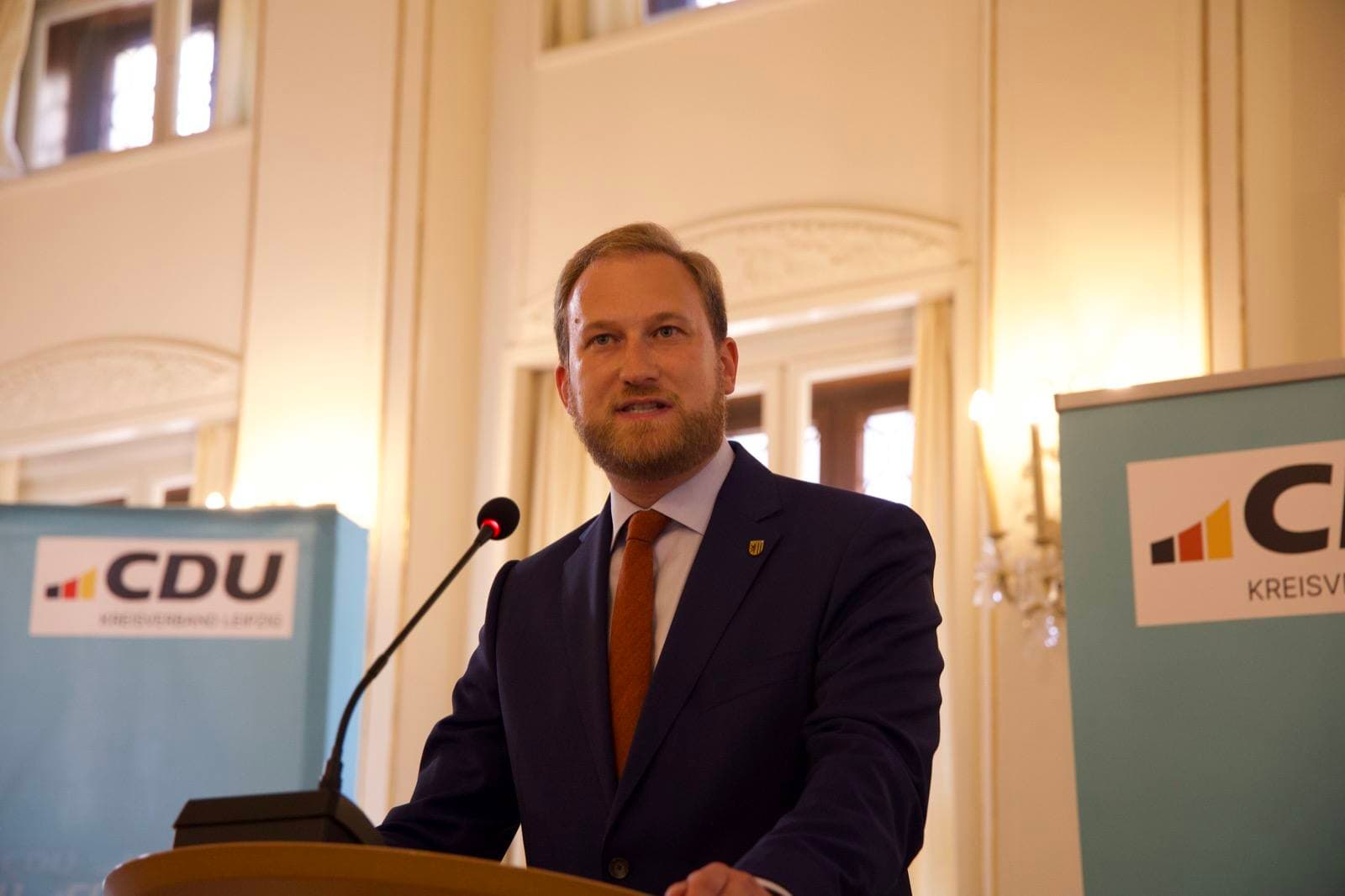 Foto von der Mitgliederversammlung der CDU Leipzig